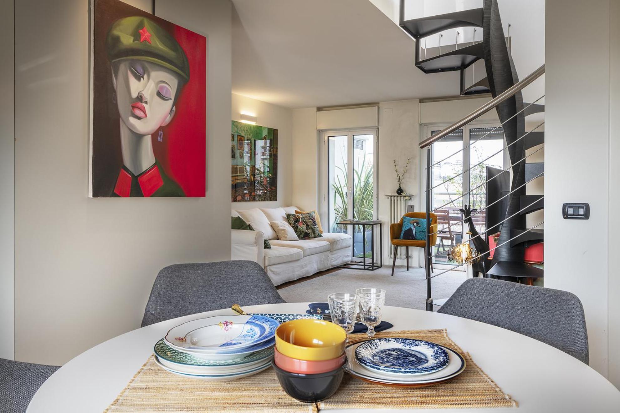 Giresio 41 - Your Penthouse With Rooftop Garden In Milano Navigli - Wifi Exterior photo